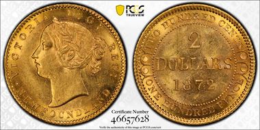 1872 $2 MS61