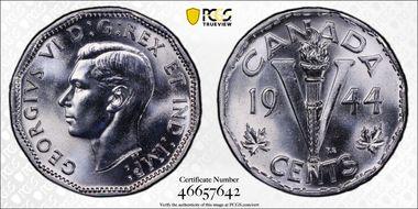 1944 5C Steel MS65