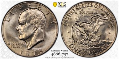 1973-D $1 MS65