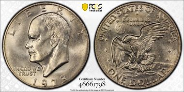 1973 $1 MS65