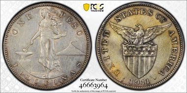1911-S Peso N1