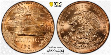 1969-Mo 20C KM-440 MS67RD