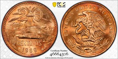 1969-Mo 20C KM-440 MS67RD