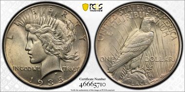 1935 $1 MS62