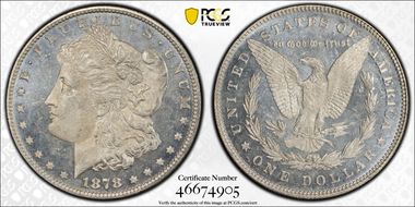 1878 7/8TF $1 Strong VAM 36 7/4 MS64DMPL