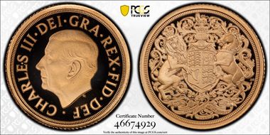 2022 1/4 Sov Elizabeth II Memorial PR69DCAM