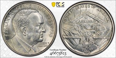 1936 50C Robinson MS64