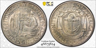 1936-S 50C Rhode Island MS64