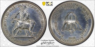 1938 50C New Rochelle N1