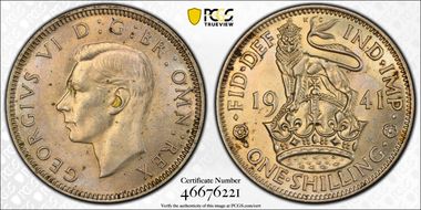1941 Shil S-4082 English Rev MS63