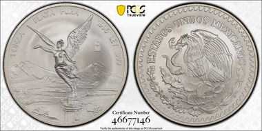 1996-Mo Onza Libertad Ag MS69