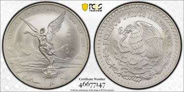 1996-Mo Onza Libertad Ag MS68