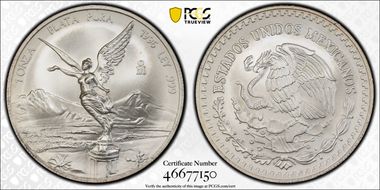 1996-Mo Onza Libertad Ag MS68