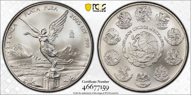 2005-Mo Onza Libertad Ag MS68