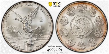2005-Mo Onza Libertad Ag MS68