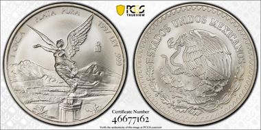 1997-Mo Onza Libertad Ag MS69