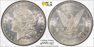 1889 $1 MS66+
