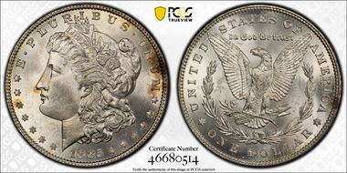 1885 $1 MS65