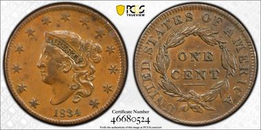 1834 1C Small 8 XF45BN