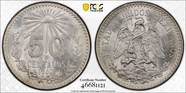 1942-M 50C KM-447  Ag MS65