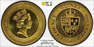 2021 £25 Spade Guinea Shield MS68