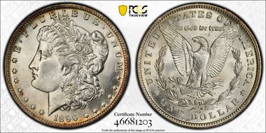 1890-O $1 MS63