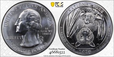 2020 25C American Samoa NP 5 oz Silver MS67