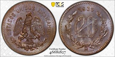 1935-Mo 20C KM-437 MS64BN