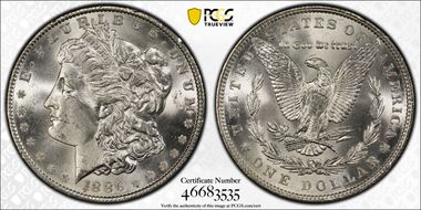 1886 $1 MS64