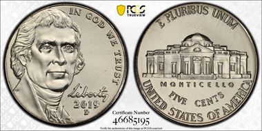 2019-D 5C MS67+ FS PL
