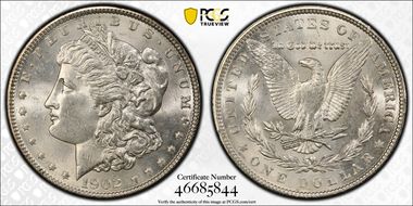 1902 $1 MS62