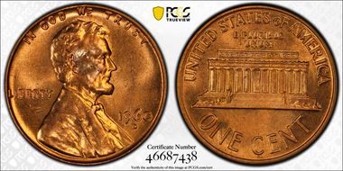 1960-D/D 1C Large Date, RPM, FS-502 MS65RD