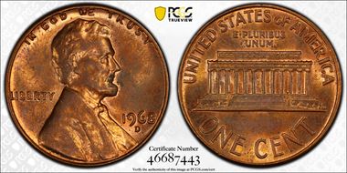 1968-D 1C DDR FS-801 (FS-027.4) MS63RB