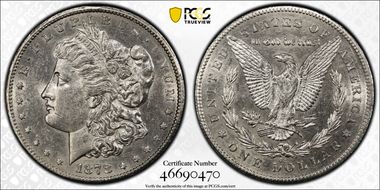 1878-CC $1 AU55
