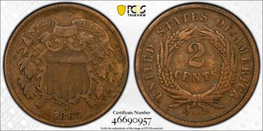 1867 2C VF25BN