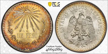 1940-M Peso KM-455  Ag MS66