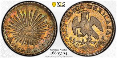 1859-Mo FH 1/2 R MS64