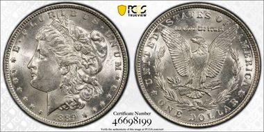1889 $1 MS63