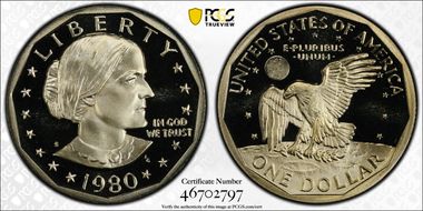 1980-S SBA$1 PR70DCAM