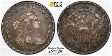 1799 $1 BB-157 XF40