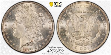 1890-CC $1 MS64+