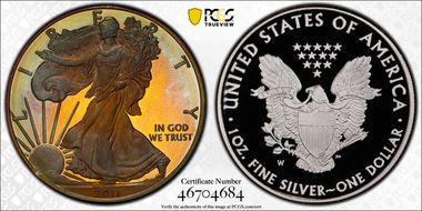 2011-W $1 Silver Eagle PR68DCAM