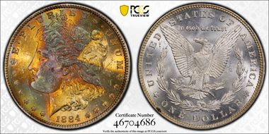 1884 $1 N1