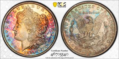 1880-S $1 MS67