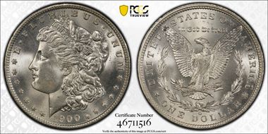 1900-O $1 MS66
