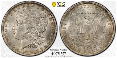 1884-O $1 MS62