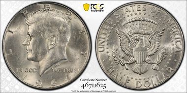 1964-D 50C MS63