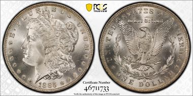 1885-O $1 MS67