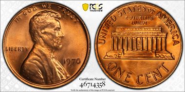 1970-D 1C MS65RD