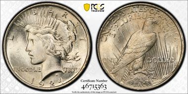 1924 $1 MS64